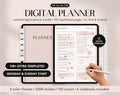 All-in-One Digital Planner – Undated, 705 Hyperlinked Pages for iPad & Android